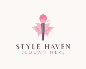 Makeup Brush Cosmetics logo design