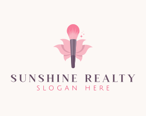 Makeup Brush Cosmetics logo design