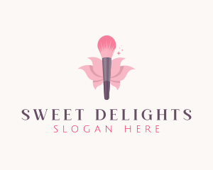 Makeup Brush Cosmetics logo design