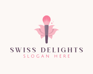 Makeup Brush Cosmetics logo design