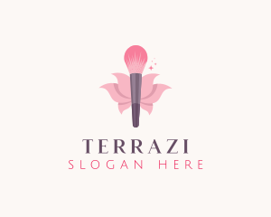 Makeup Brush Cosmetics logo design