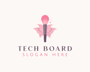 Makeup Brush Cosmetics logo design