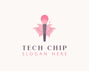 Makeup Brush Cosmetics logo design