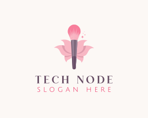 Makeup Brush Cosmetics logo design