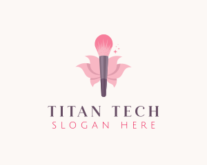 Makeup Brush Cosmetics logo design