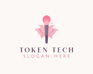 Makeup Brush Cosmetics logo design