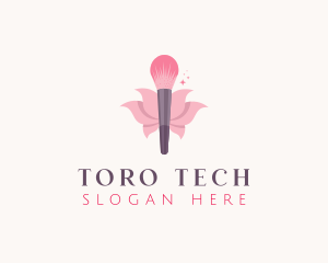 Makeup Brush Cosmetics logo design