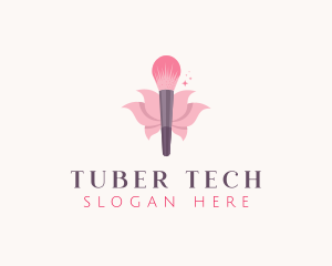 Makeup Brush Cosmetics logo design