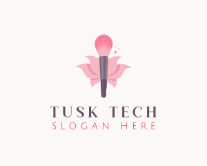 Makeup Brush Cosmetics logo design