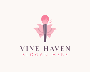 Makeup Brush Cosmetics logo design