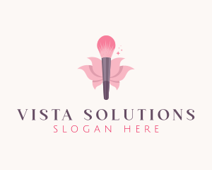 Makeup Brush Cosmetics logo design