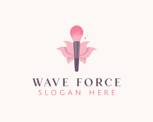 Makeup Brush Cosmetics logo design