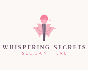 Makeup Brush Cosmetics logo design