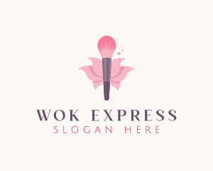 Makeup Brush Cosmetics logo design