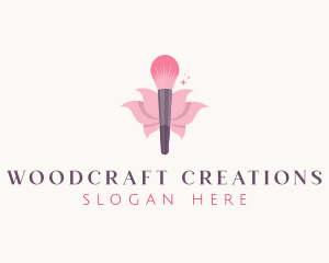 Makeup Brush Cosmetics logo design