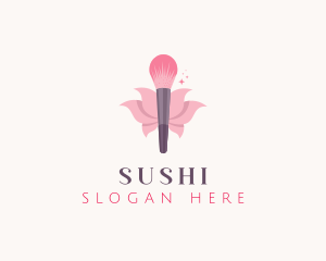 Makeup Brush Cosmetics logo design