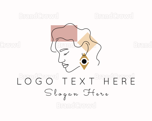 Woman Style Earring Logo