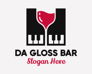 Grand Piano Wine logo design