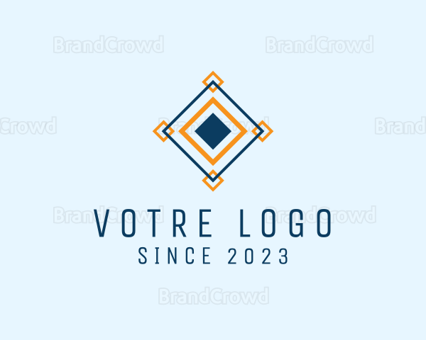 Diamond Square Tile Logo