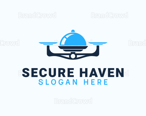 Restaurant Kitchenware Drone Logo