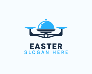 Eat - Restaurant Kitchenware Drone logo design