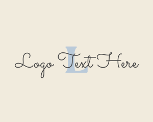 Perfume - Elegant Cursive Beauty logo design