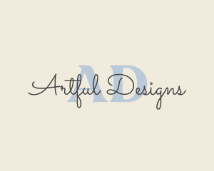 Elegant Cursive Beauty logo design