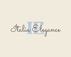 Elegant Cursive Beauty logo design