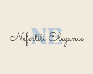 Elegant Cursive Beauty logo design