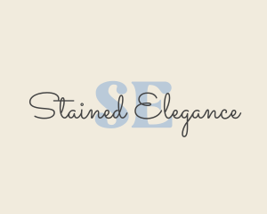 Elegant Cursive Beauty logo design