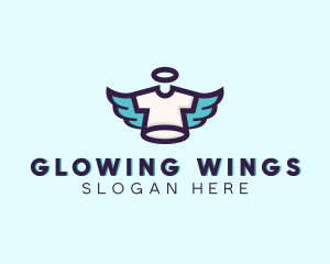 Tshirt Clothing Wings  logo design