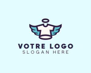 Laundry - Tshirt Clothing Wings logo design