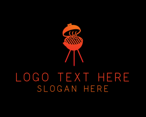Fire - Hot Barbecue Grill logo design