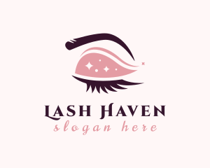 Beauty Eyelash Eyebrow  logo design