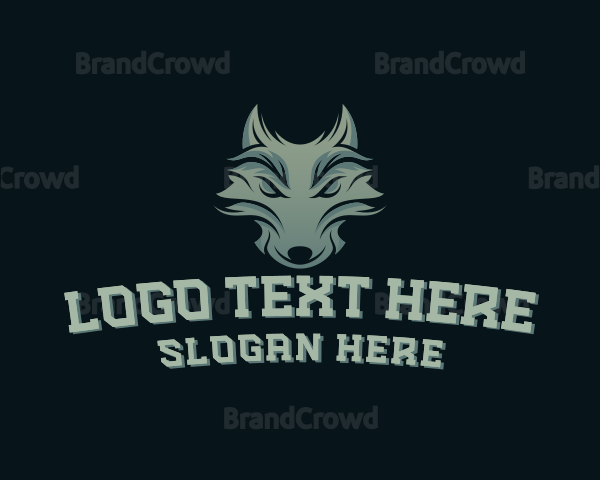 Wolf Gamer Character Logo