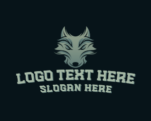 Wolf - Wolf Gamer Character logo design
