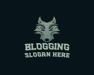 Wolf Gamer Character Logo