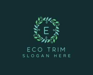 Leaf Wreath Horticulture logo design