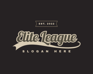League - Retro Sports League logo design