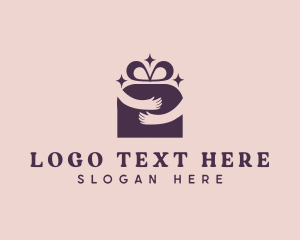 Hug - Charity Gift Box logo design