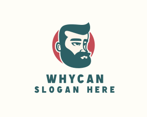 Hipster Guy Character Logo