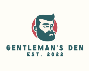 Hipster Guy Character logo design