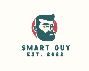 Guy - Hipster Guy Character logo design