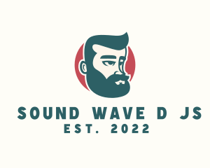 Hippy - Hipster Guy Character logo design