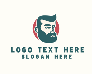 Hipster Guy Character Logo