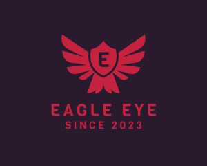 Medieval Eagle Shield logo design