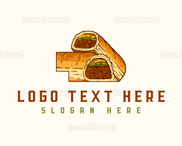 Nebraska Sandwich Food Logo