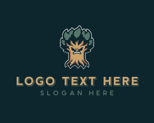 Tree Service - Angry Tree Garden logo design