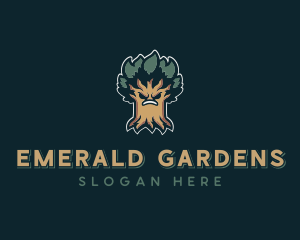 Angry Tree Garden  logo design