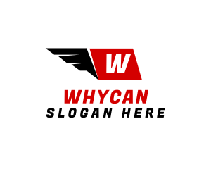 Storage - Fast Wing Courier logo design